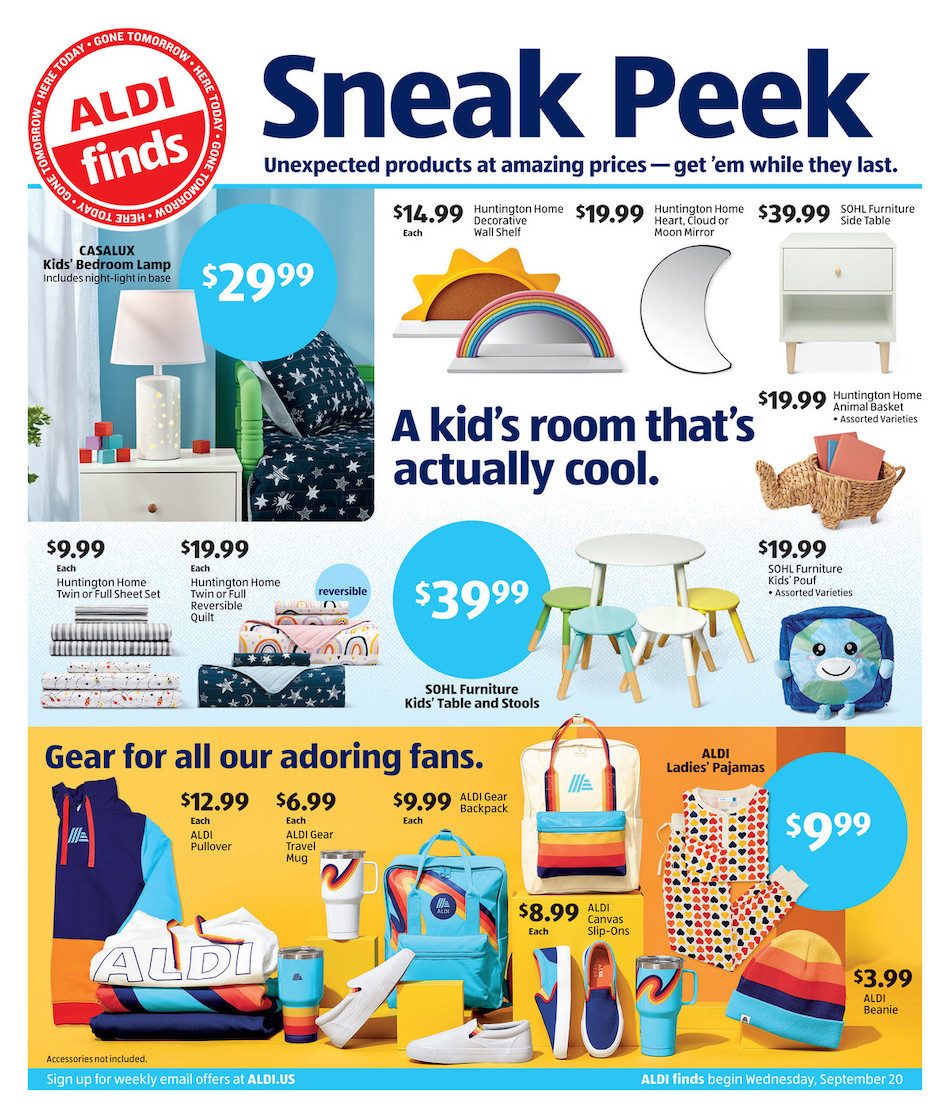ALDI Weekly Ad Preview 20th – 26th September 2023 Page 1