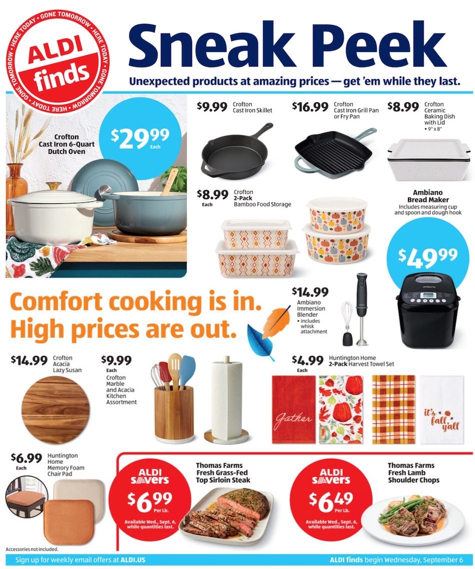 ALDI Weekly Ad Preview 6th – 12th September 2023 Page 1