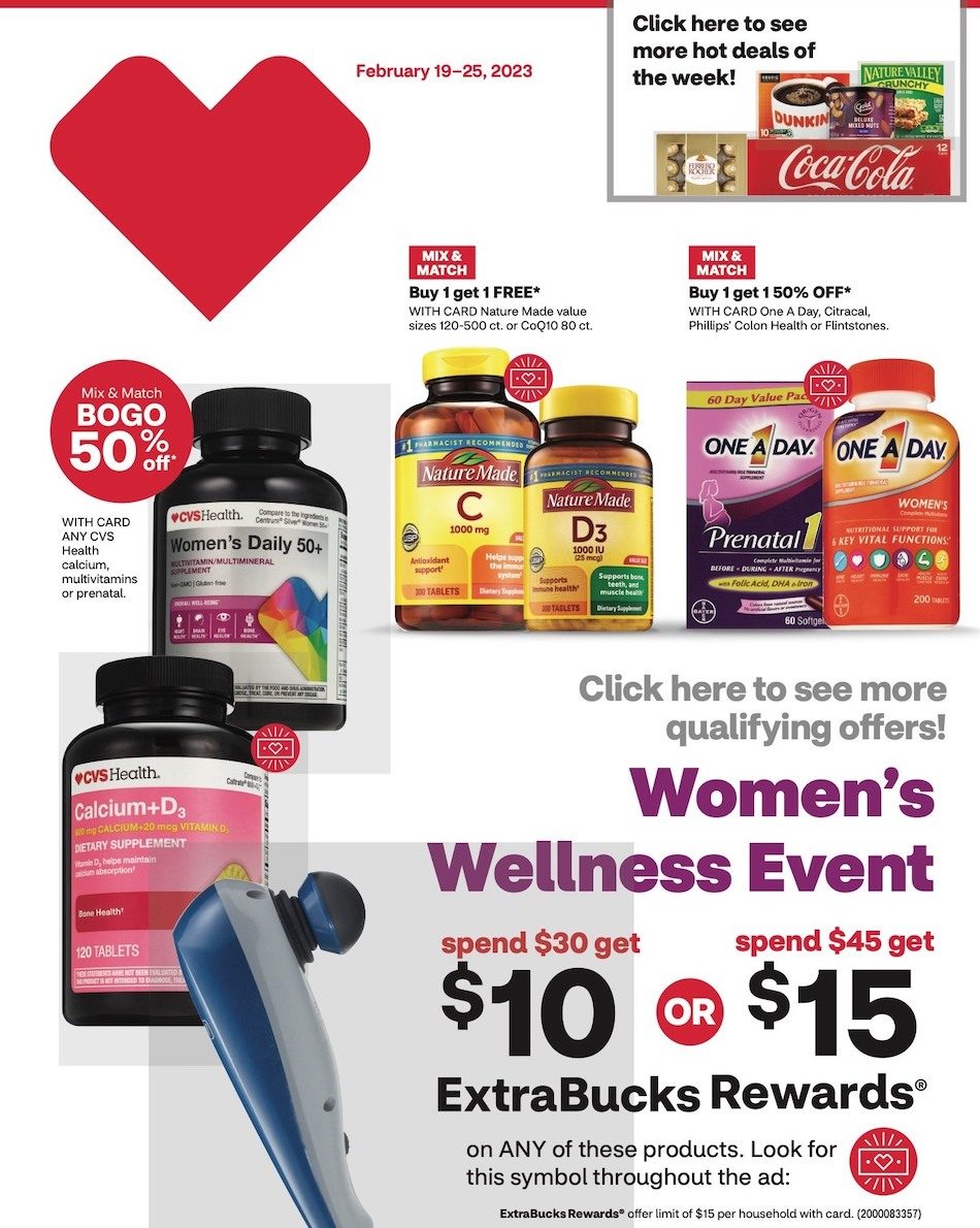 CVS Weekly Ad Sale February 19th – 25th, 2023 Page 1
