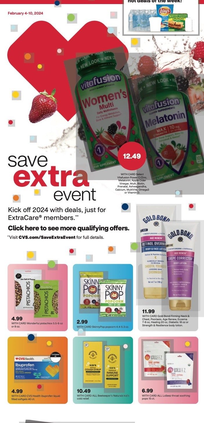 CVS Weekly Ad 4th – 10th February 2024 Page 1