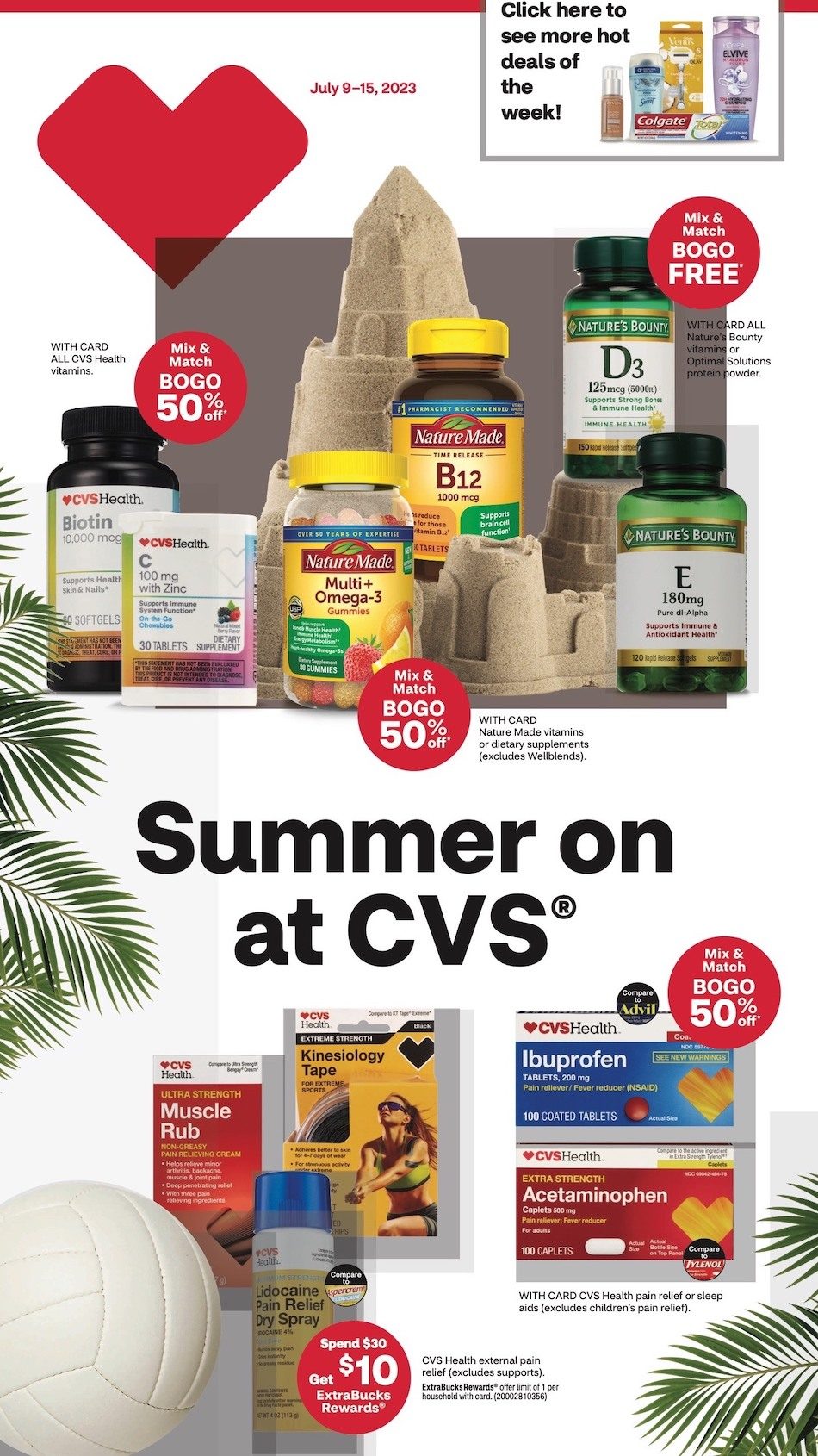 CVS Weekly Ad 9th – 15th July 2023 Page 1