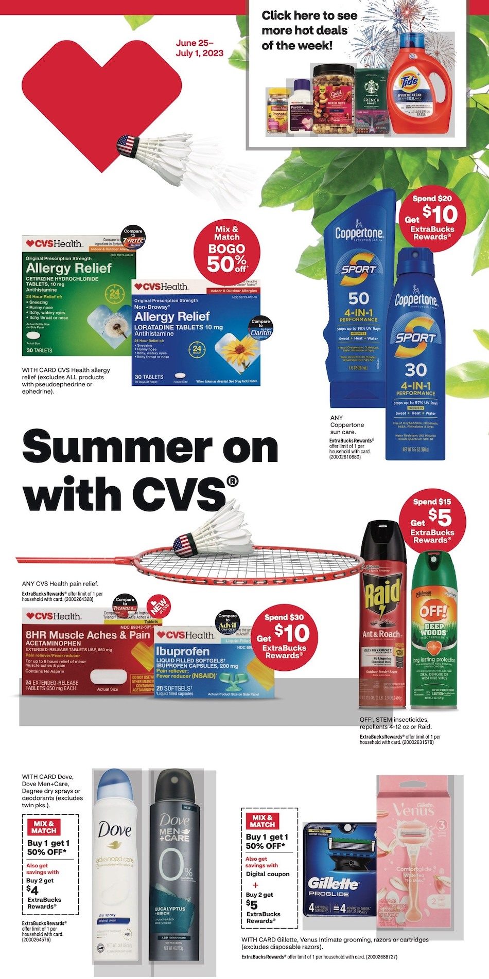 CVS Weekly Ad 25th June – 1st July 2023 Page 1