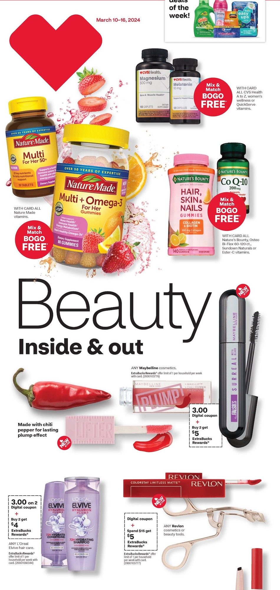 CVS Weekly Ad 10th – 16th March 2024 Page 1