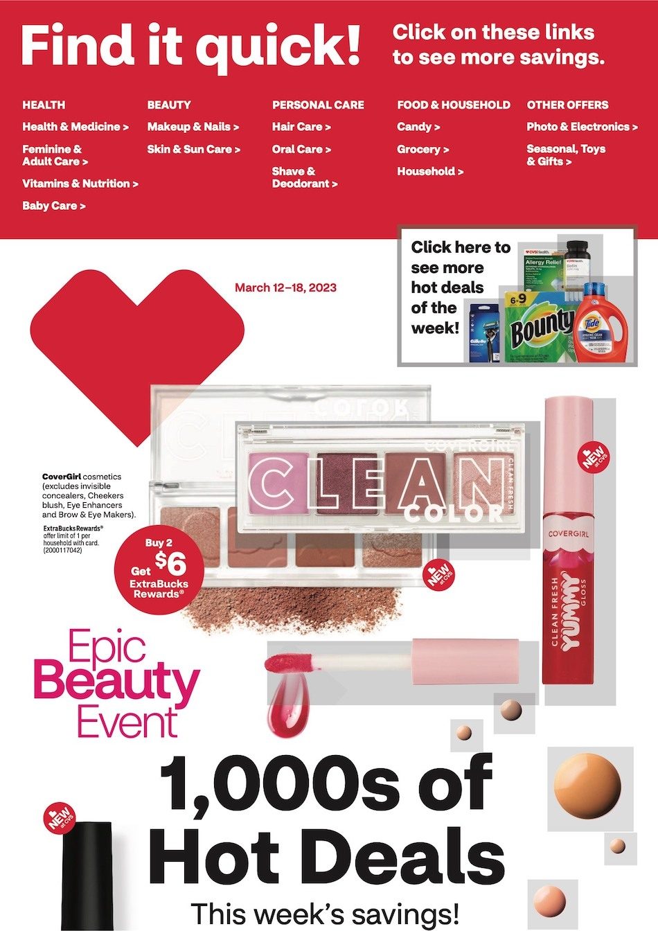 CVS Weekly Ad Sale Mar 12th – 18th March 2023 Page 1