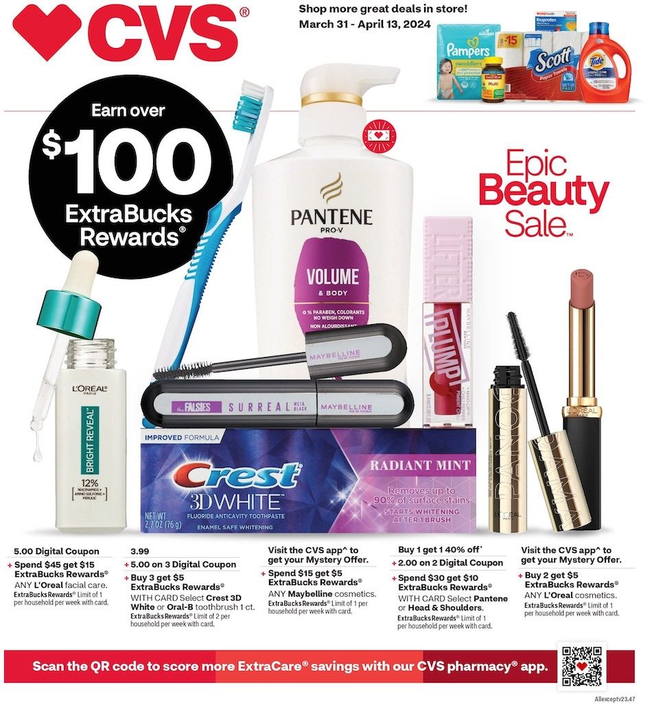 CVS Weekly Ad 31st March – 13th April 2024 Page 1