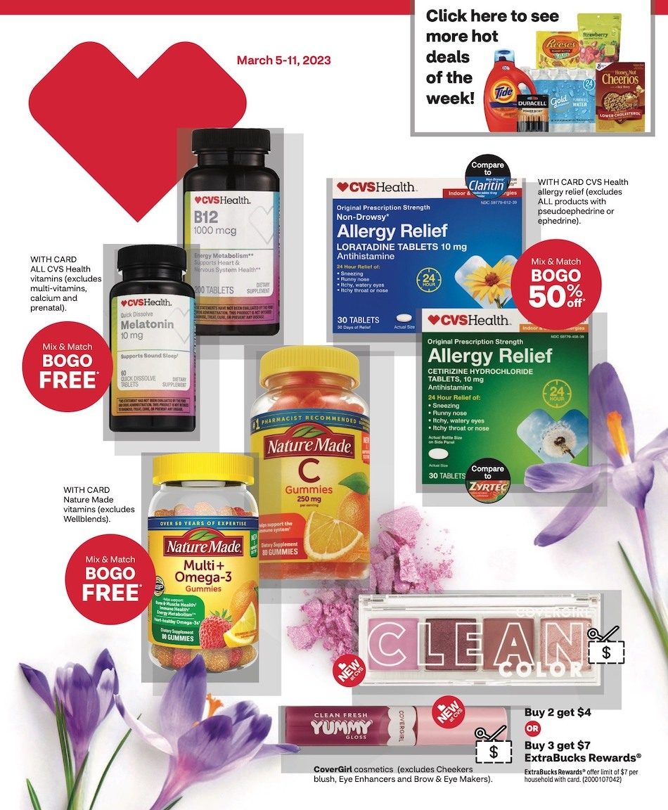 CVS Weekly Ad Sale Mar 5th – 11th March 2023 Page 1