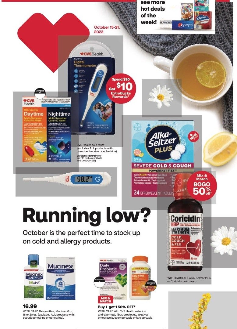 CVS Weekly Ad 15th – 21st October 2023 Page 1