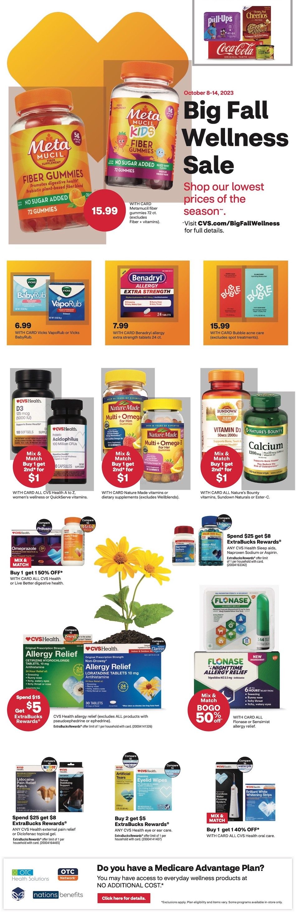 CVS Weekly Ad 8th – 14th October 2023 Page 1