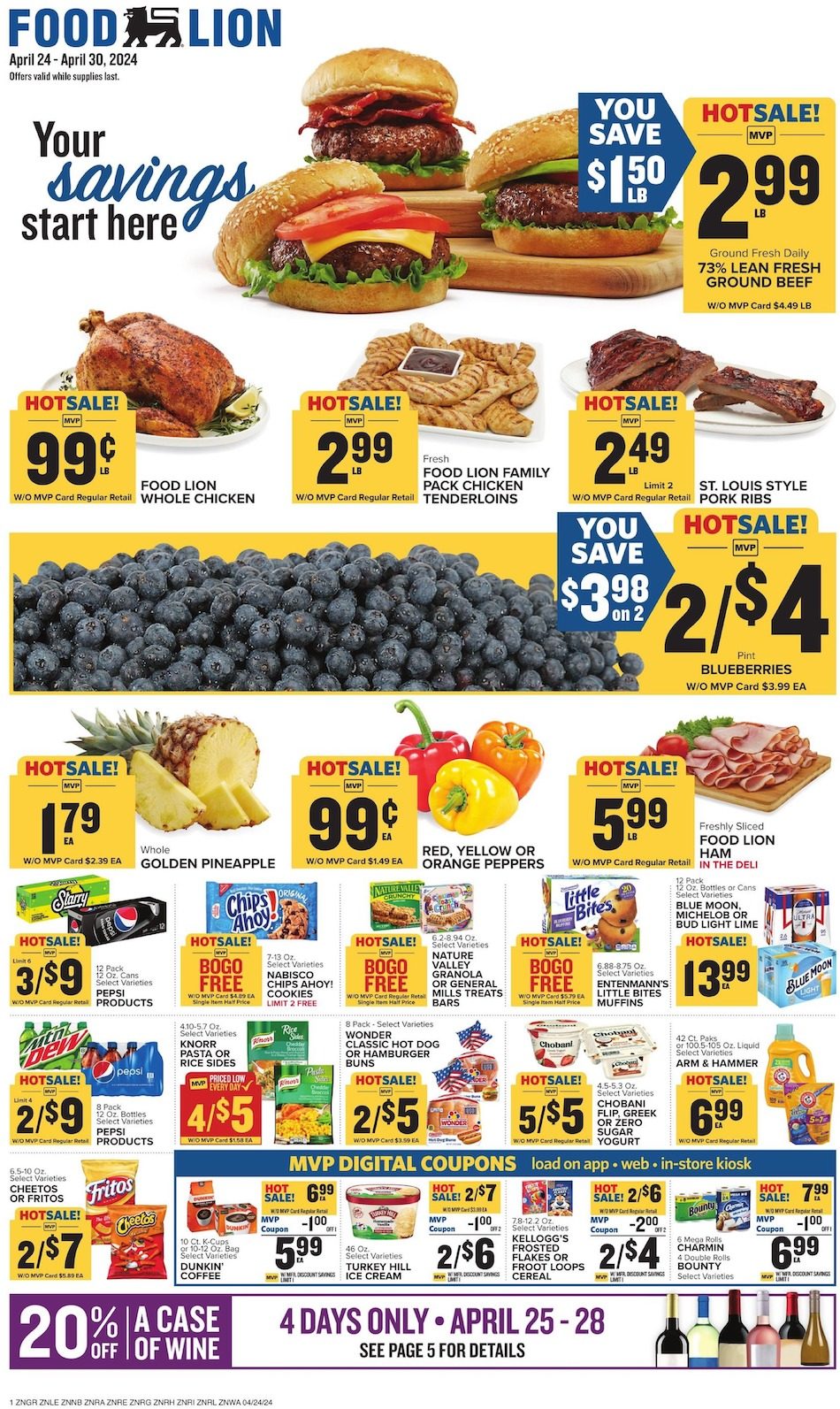 Food Lion Weekly Ad 24th – 30th April 2024 Page 1