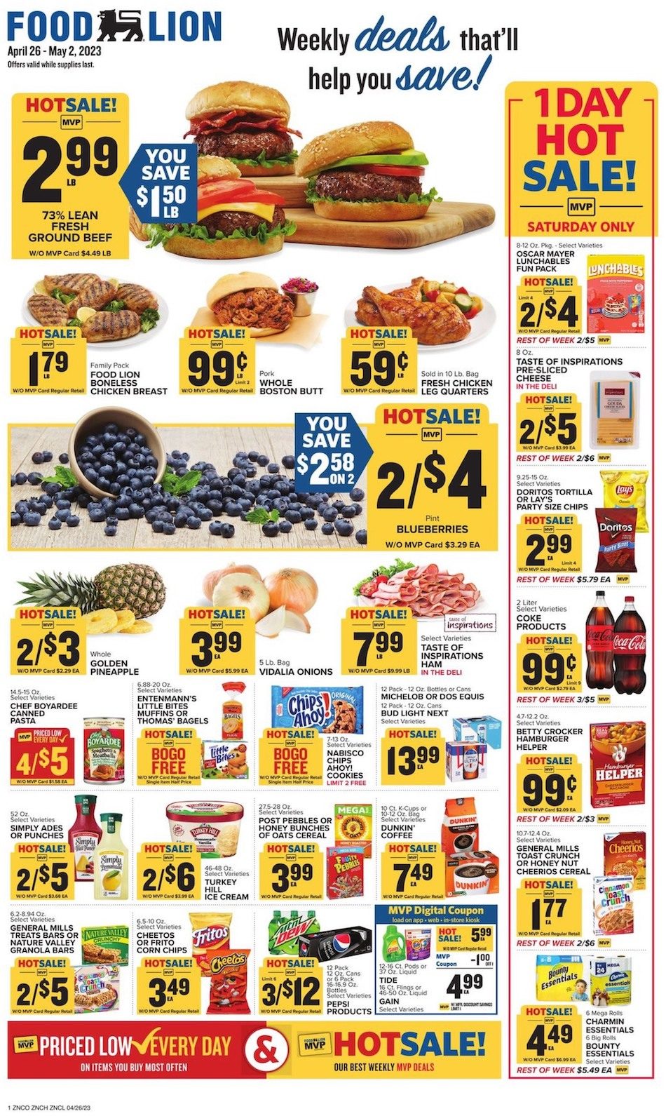 Food Lion Weekly Ad Sale 26th April – 2nd May 2023 Page 1