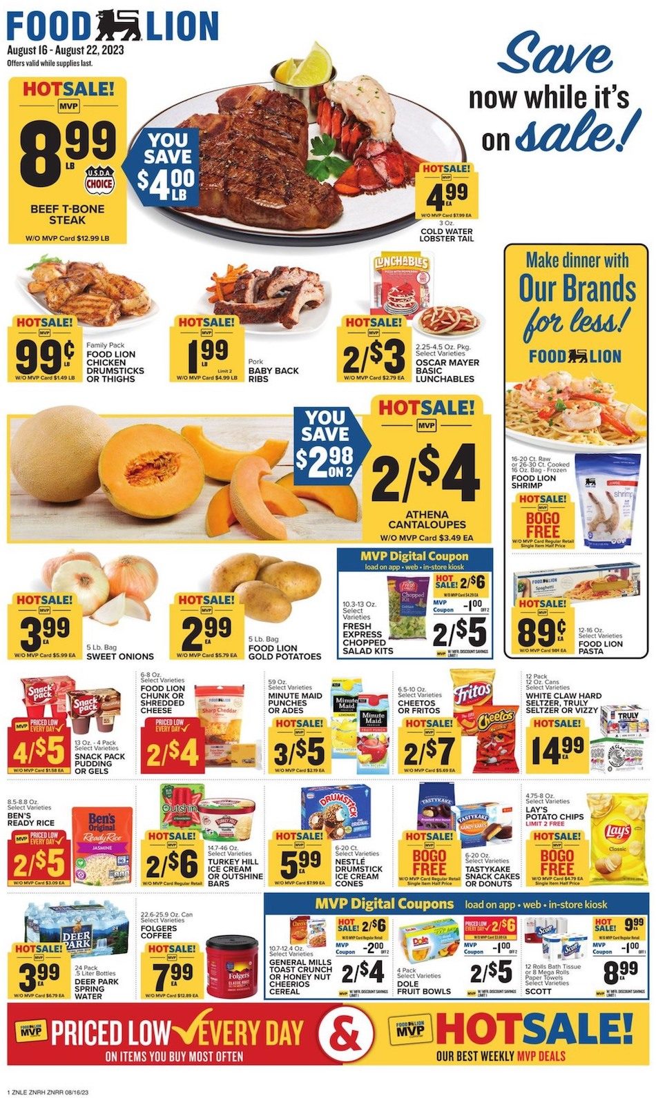 Food Lion Weekly Ad 16th – 22nd August 2023 Page 1