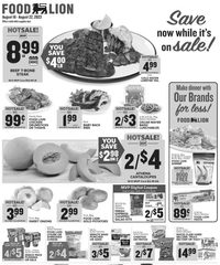 Food Lion Weekly Ad 16th – 22nd August 2023 page 1 thumbnail