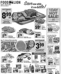 Food Lion Weekly Ad 2nd – 8th August 2023 page 1 thumbnail