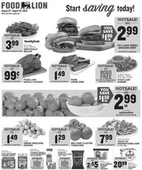 Food Lion Weekly Ad 23rd – 29th August 2023 page 1 thumbnail