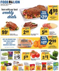 Food Lion Weekly Ad 28th February – 5th March 2024 page 1 thumbnail