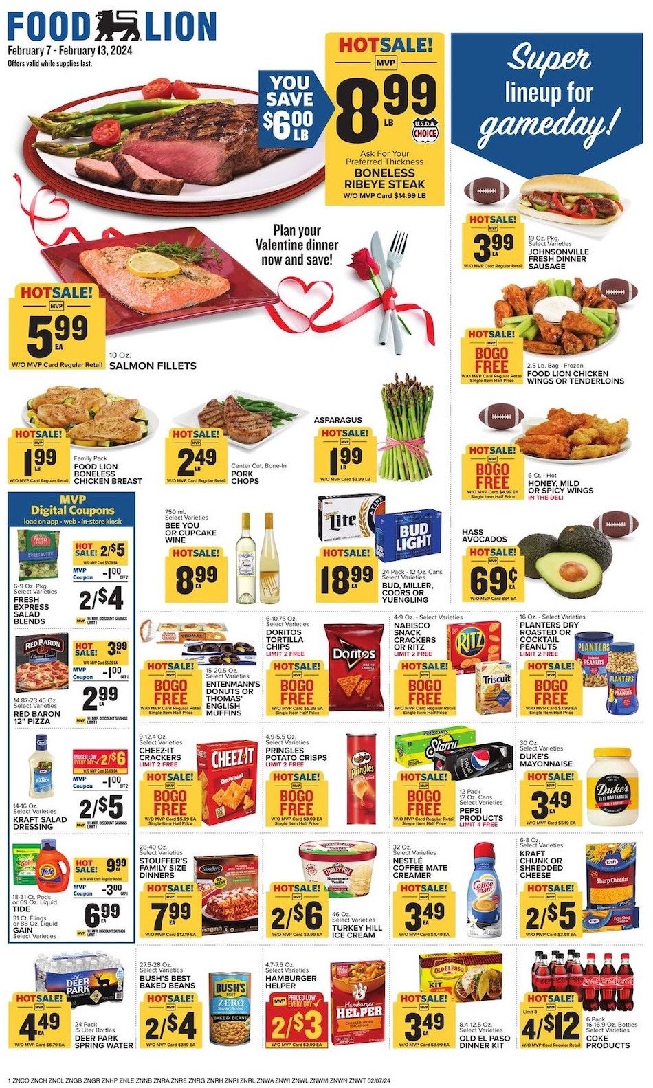Food Lion Weekly Ad 7th – 13th February 2024 Page 1