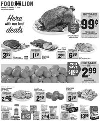 Food Lion Weekly Ad 17th – 23rd January 2024 page 1 thumbnail