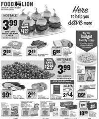 Food Lion Weekly Ad 24th – 30th January 2024 page 1 thumbnail