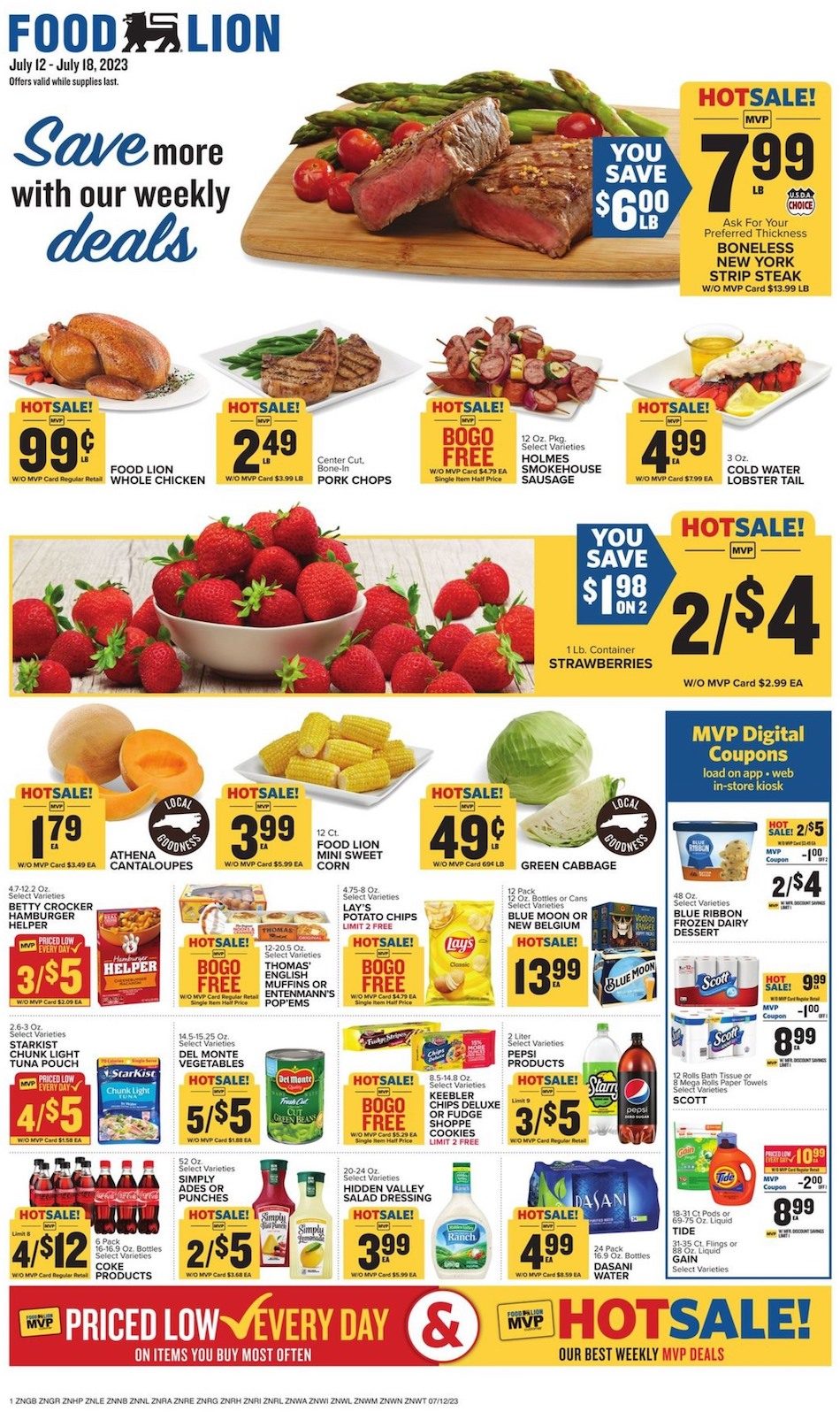 Food Lion Weekly Ad 12th – 18th July 2023 Page 1