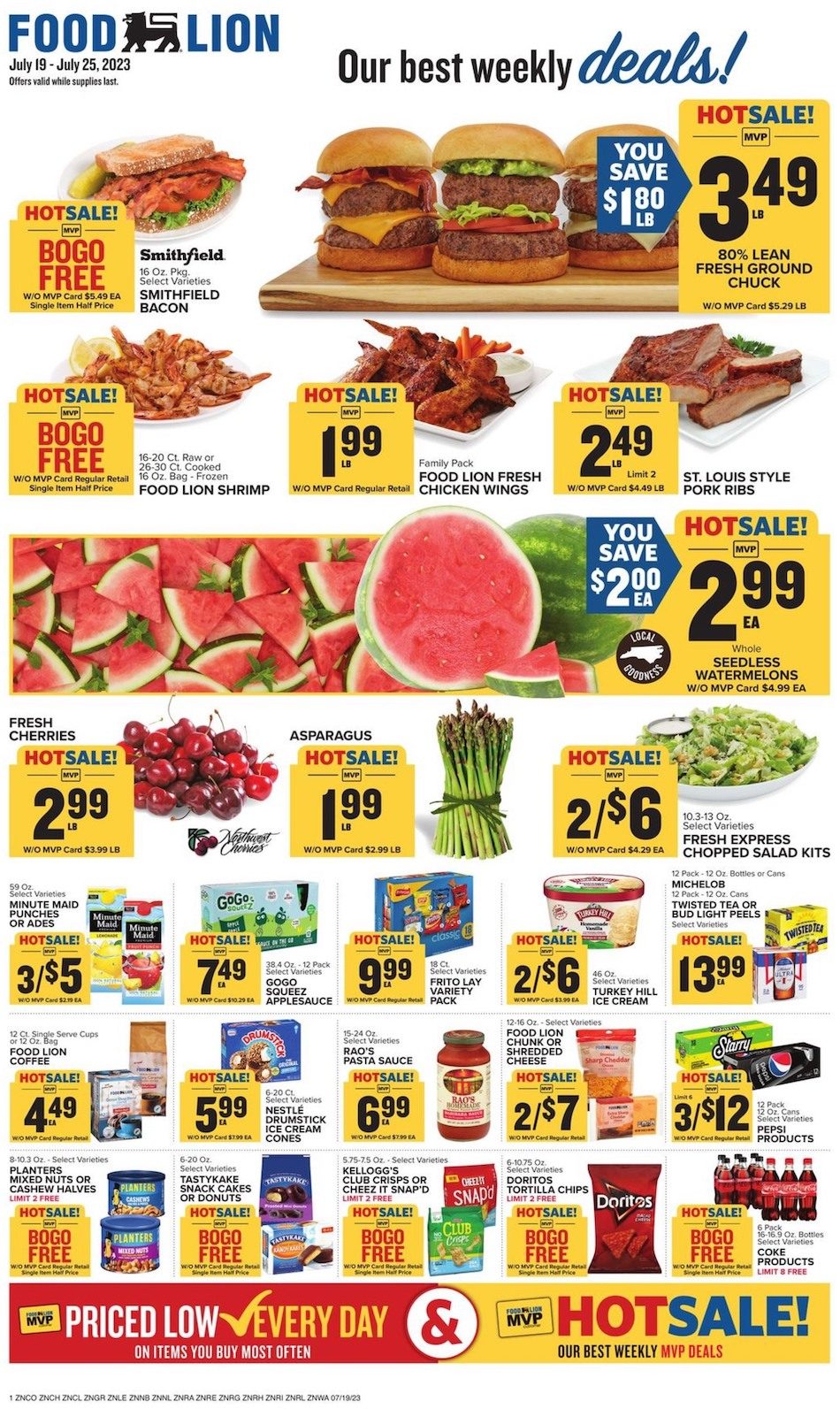 Food Lion Weekly Ad 19th – 25th July 2023 Page 1