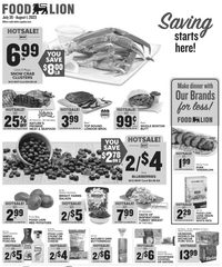 Food Lion Weekly Ad 26th July – 1st August 2023 page 1 thumbnail