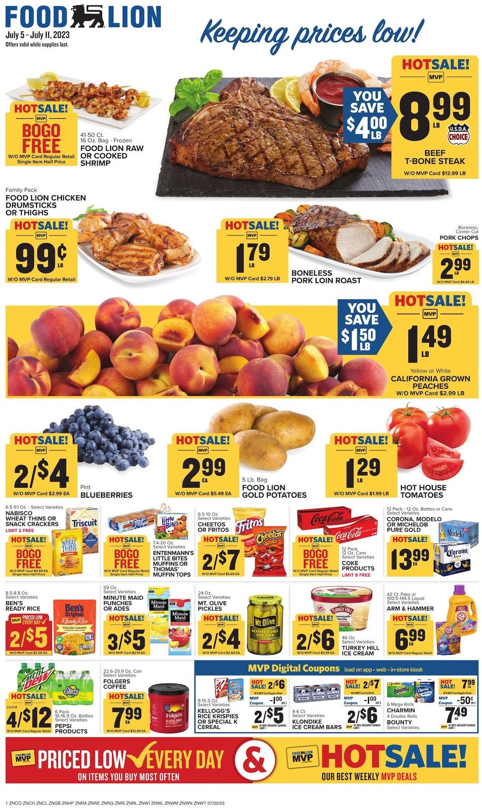 Food Lion Weekly Ad 5th – 11th July 2023 Page 1