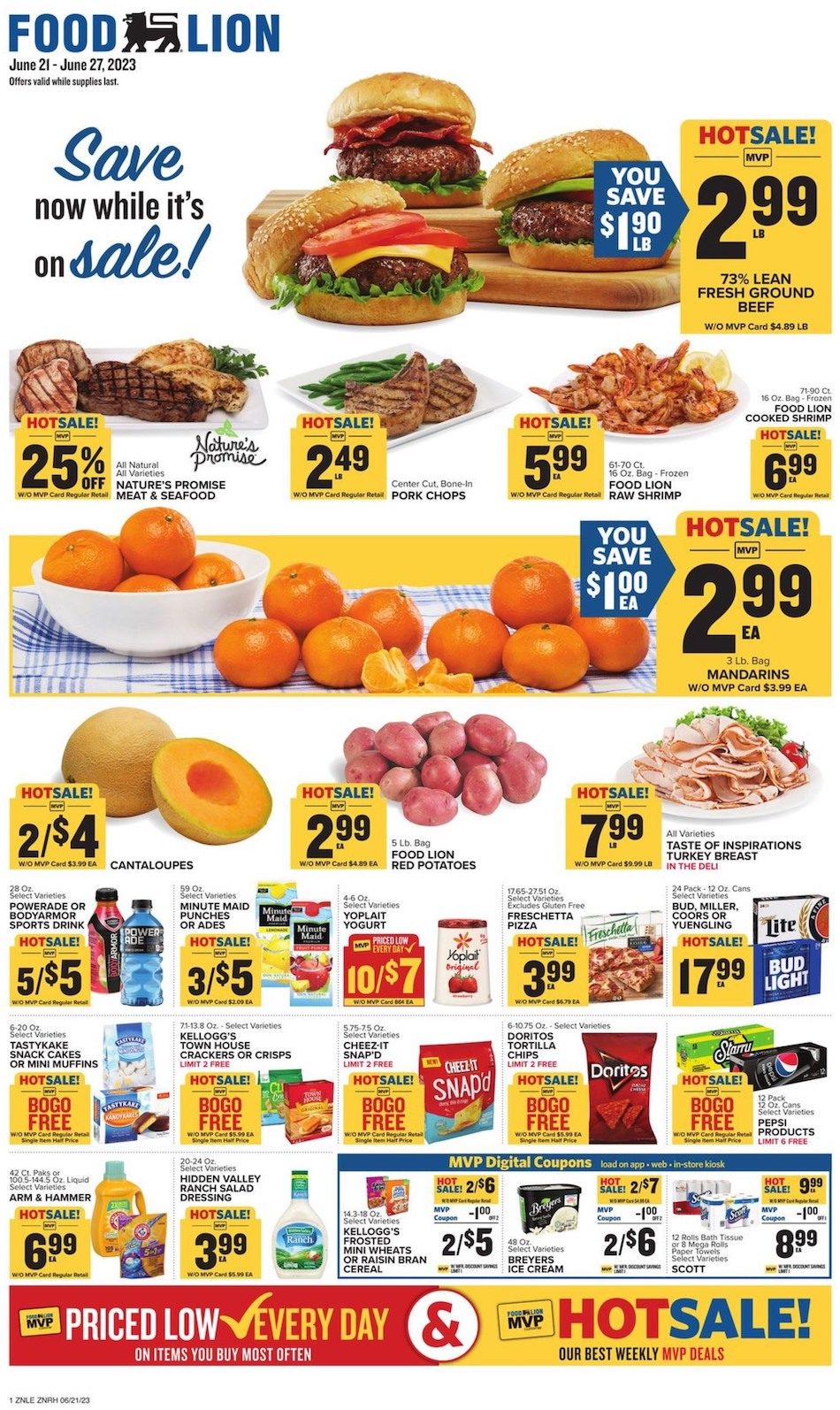 Food Lion Weekly Ad 21st – 27th June 2023 Page 1