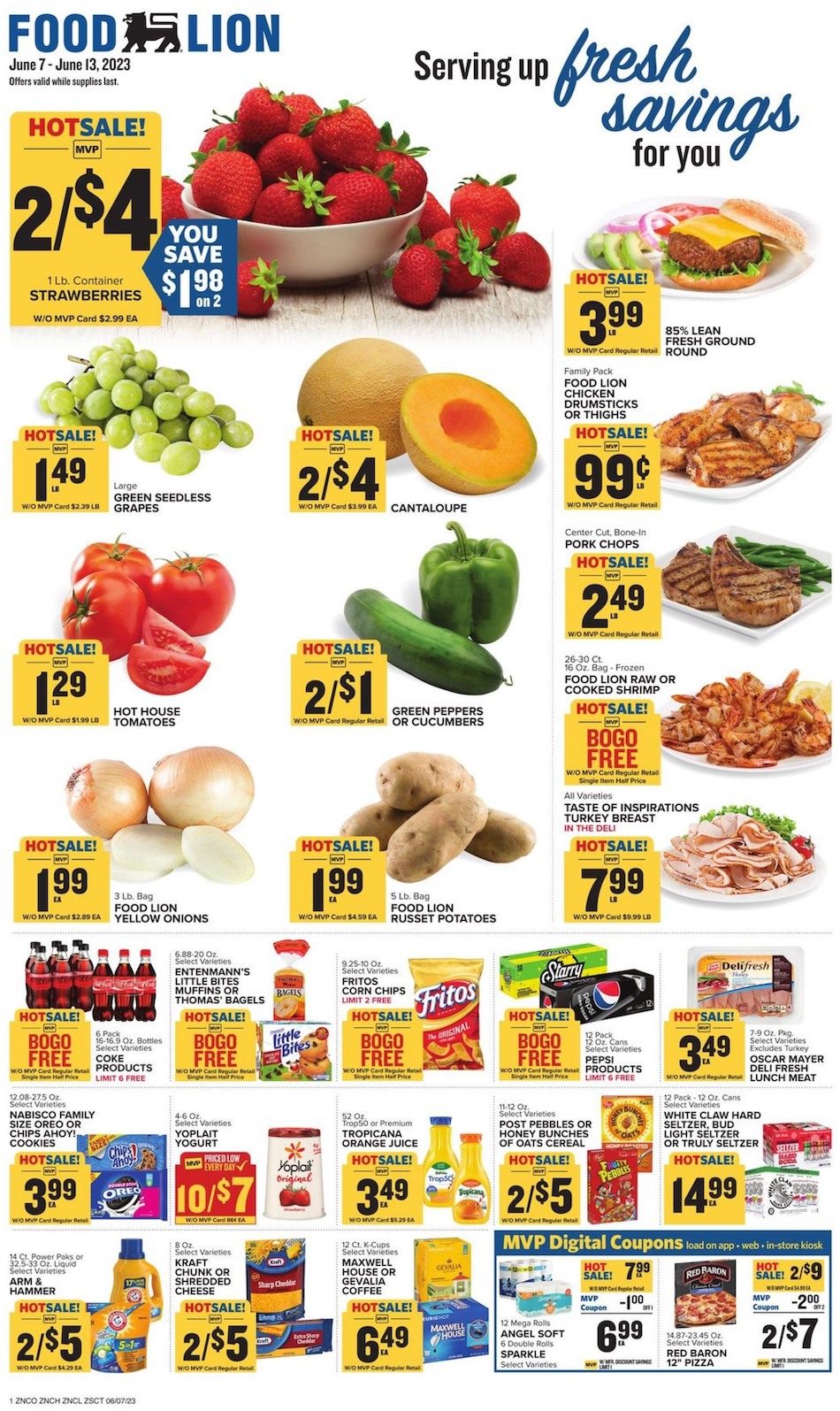 Food Lion Weekly Ad 7th – 13th June 2023 Page 1