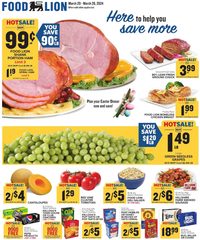 Food Lion Weekly Ad 20th – 26th March 2024 page 1 thumbnail