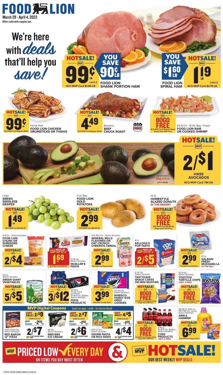 Food Lion Weekly Ad Sale 29th March – 4th April 2023 Page 1
