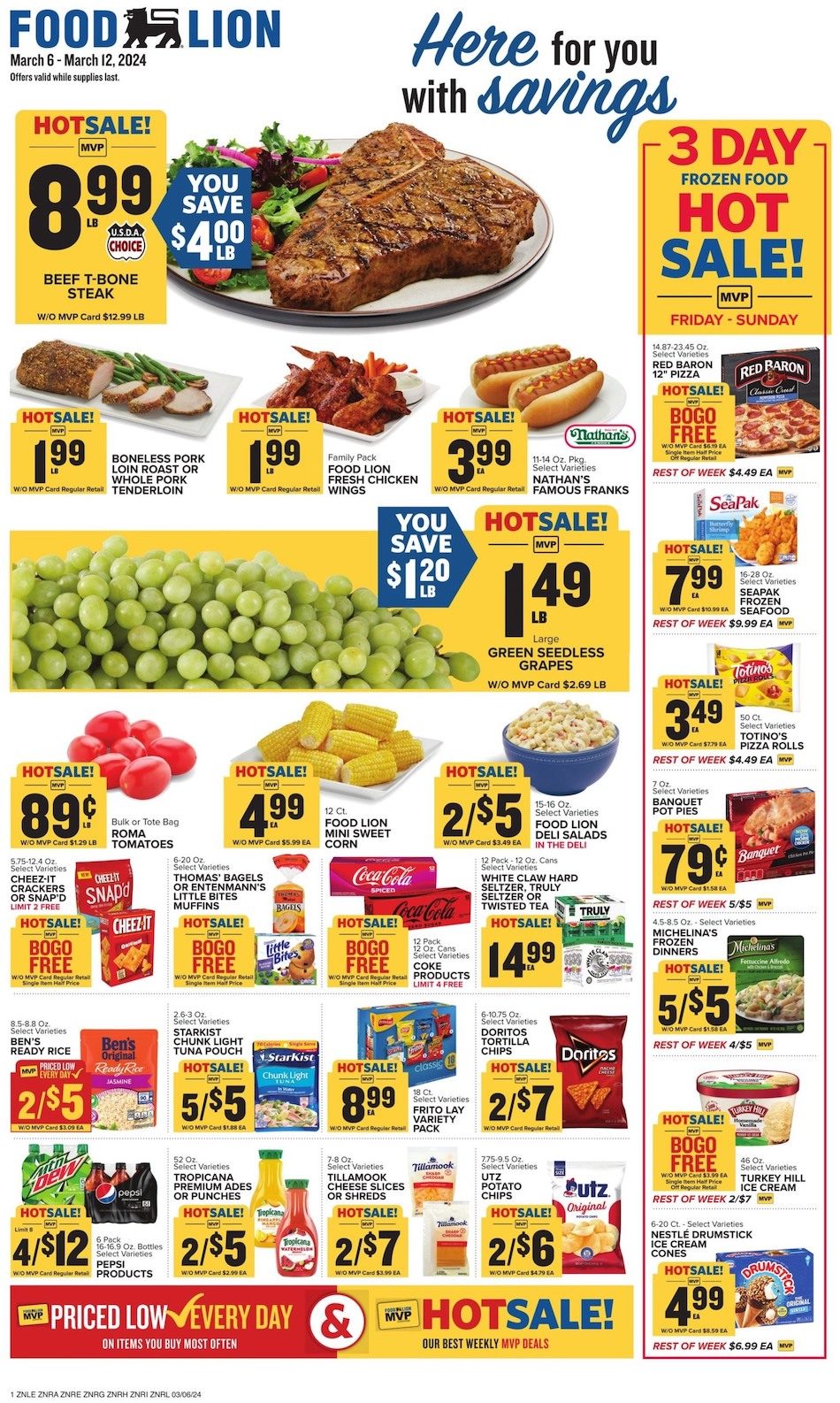 Food Lion Weekly Ad 6th – 12th March 2024 Page 1