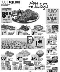 Food Lion Weekly Ad 6th – 12th March 2024 page 1 thumbnail