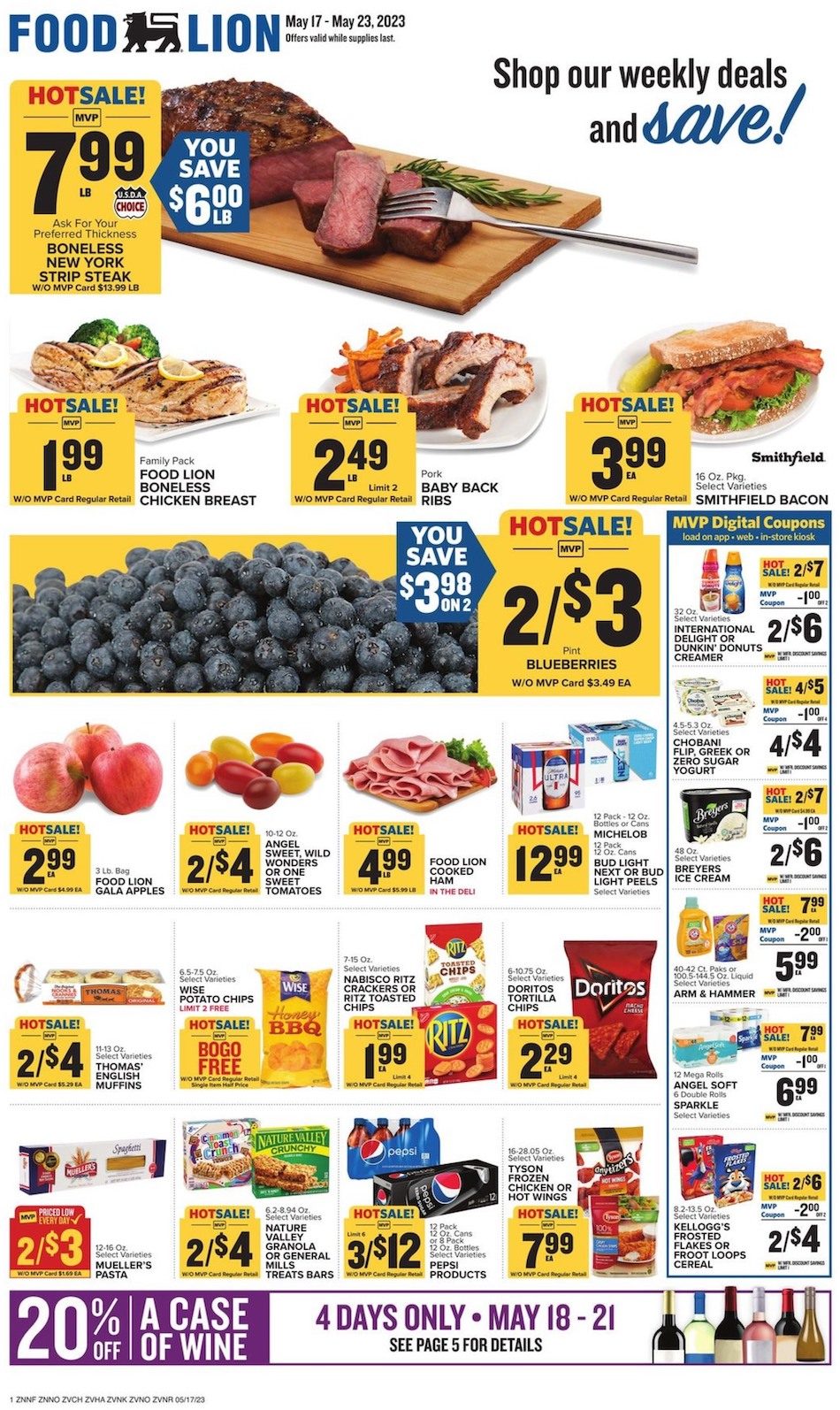Food Lion Weekly Ad Sale 17th – 23rd May 2023 Page 1