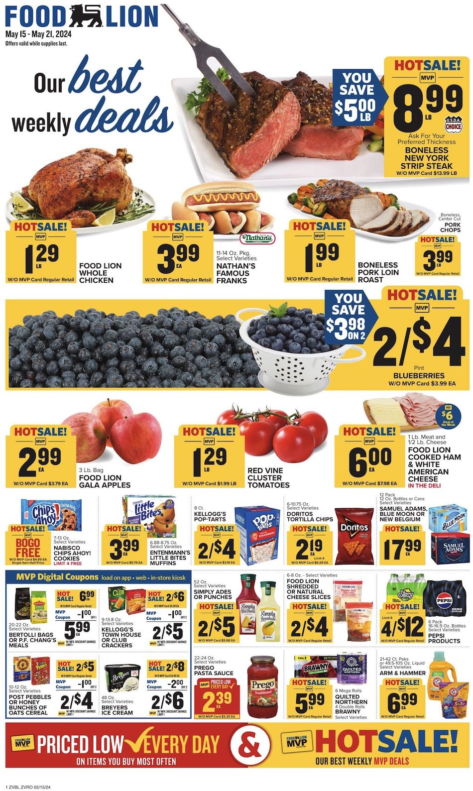Food Lion Weekly Ad 22nd – 28th May 2024 Page 1
