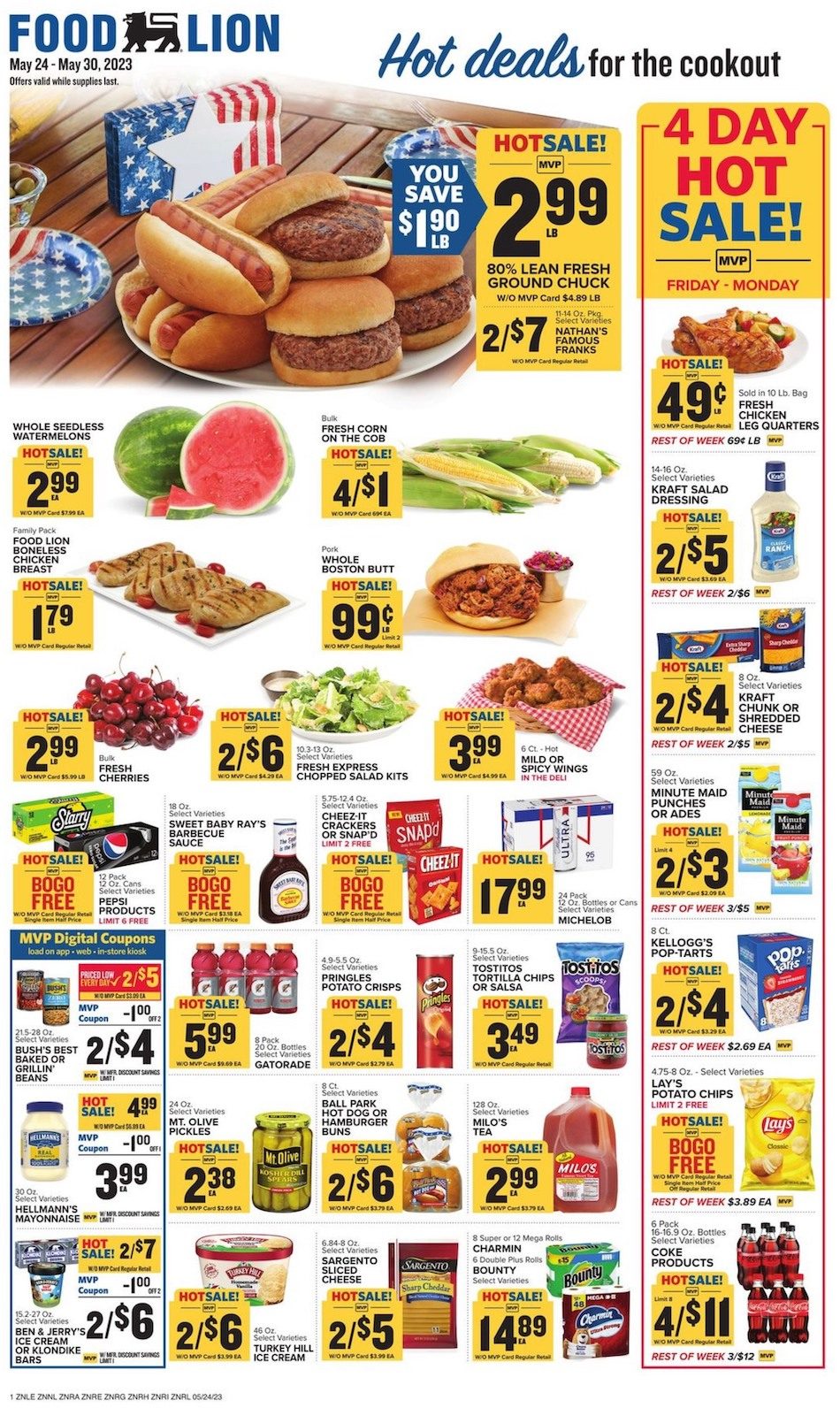 Food Lion Weekly Ad 24th – 30th May 2023 Page 1
