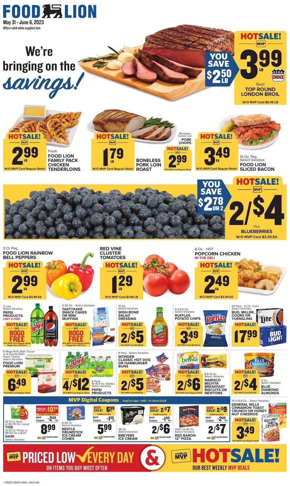 Food Lion Weekly Ad 31st May – 6th June 2023 Page 1