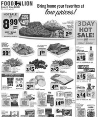 Food Lion Weekly Ad 18th – 24th October 2023 page 1 thumbnail