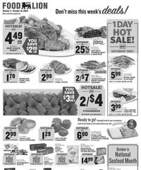 Food Lion Weekly Ad 5th – 11th October 2023 page 1 thumbnail