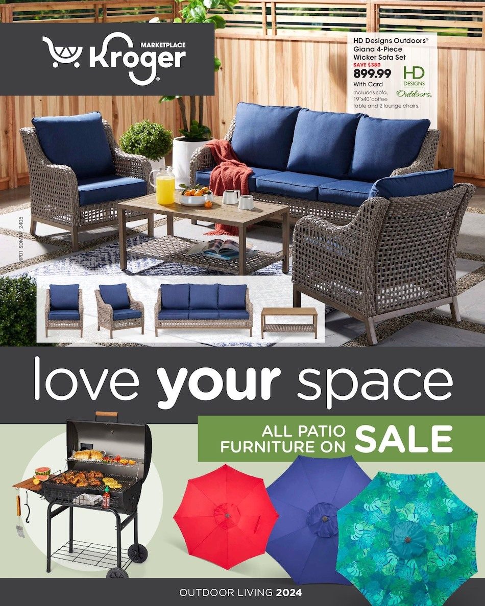 Kroger Ad Outdoor Furniture 13th March – 18th June 2024 Page 1
