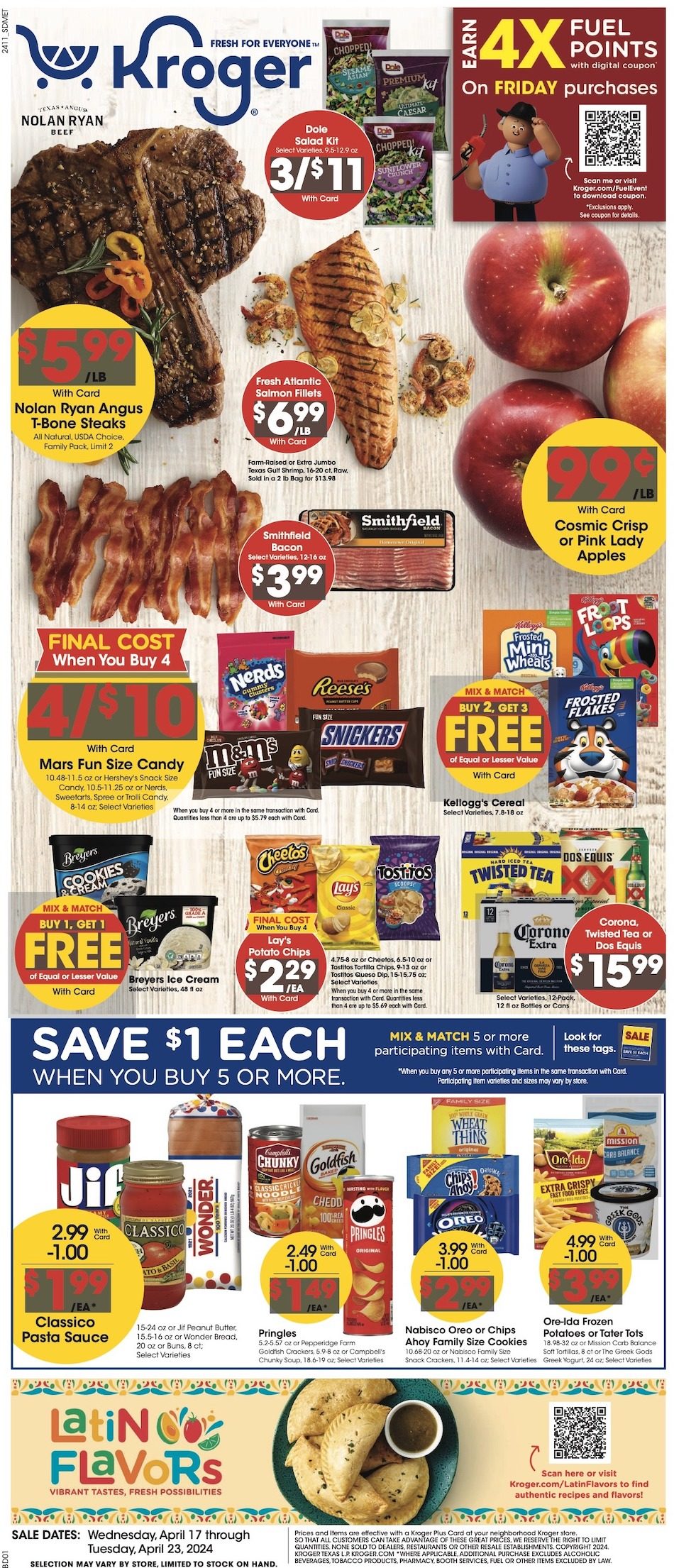 Kroger Weekly Ad 17th – 23rd April 2024 Page 1