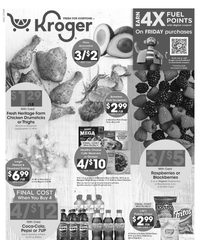 Kroger Weekly Ad 24th – 30th January 2024 page 1 thumbnail