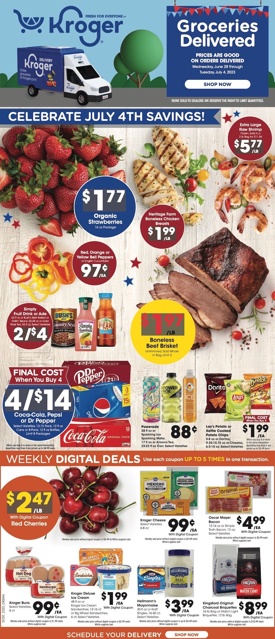 Kroger Weekly Ad 28th June – 4th July 2023 Page 1
