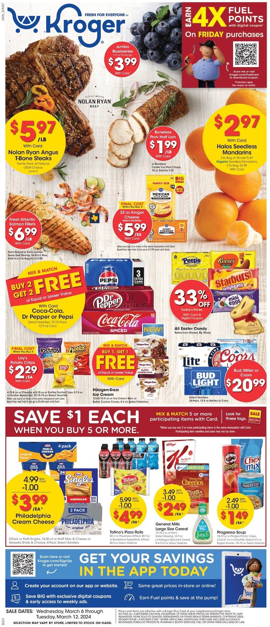 Kroger Weekly Ad 6th – 12th March 2024 Page 1