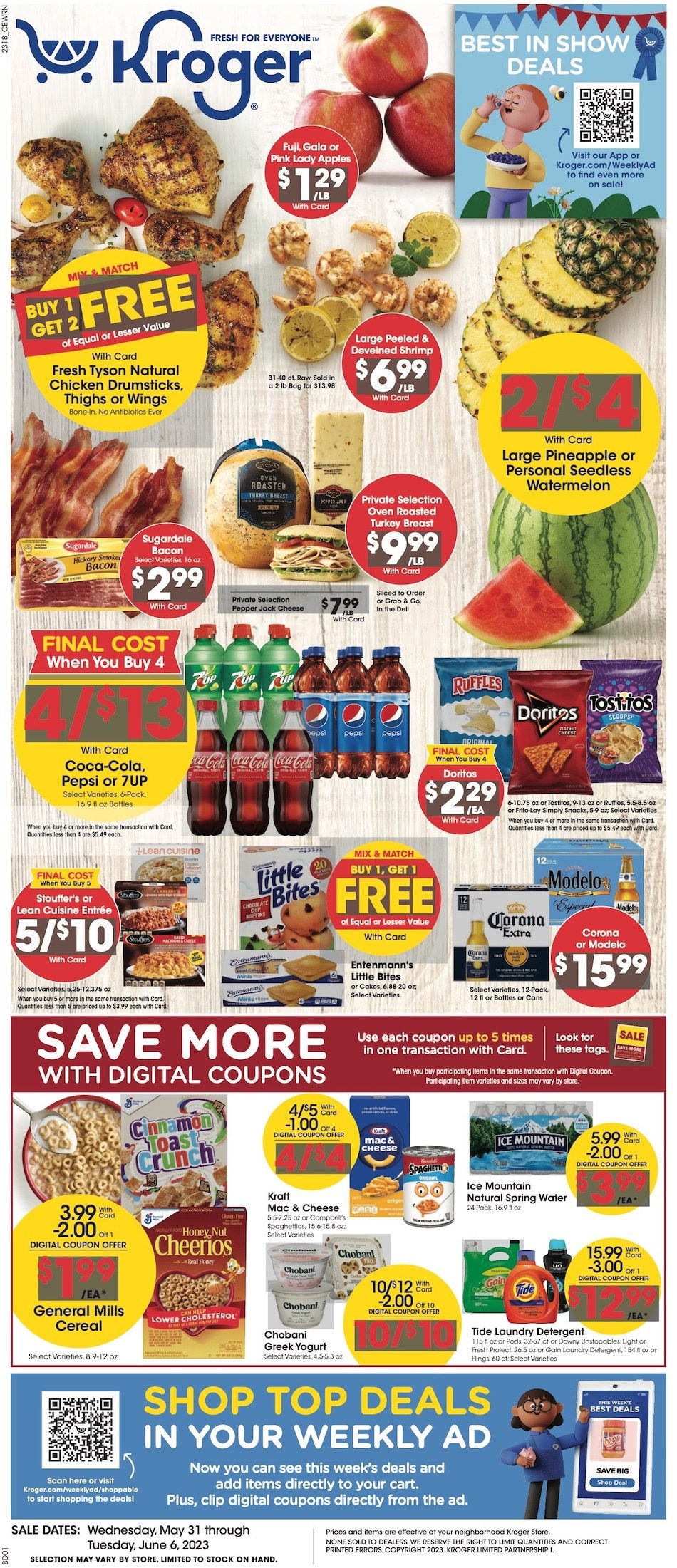 Kroger Weekly Ad 31st May – 6th June 2023 Page 1