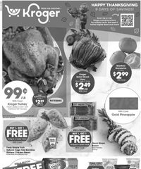 Kroger Weekly Ad Thanksgiving 15th – 23rd November 2023 page 1 thumbnail