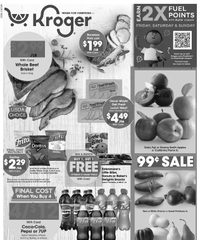 Kroger Weekly Ad 18th – 24th October 2023 page 1 thumbnail