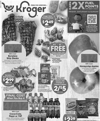 Kroger Weekly Ad 4th – 10th October 2023 page 1 thumbnail