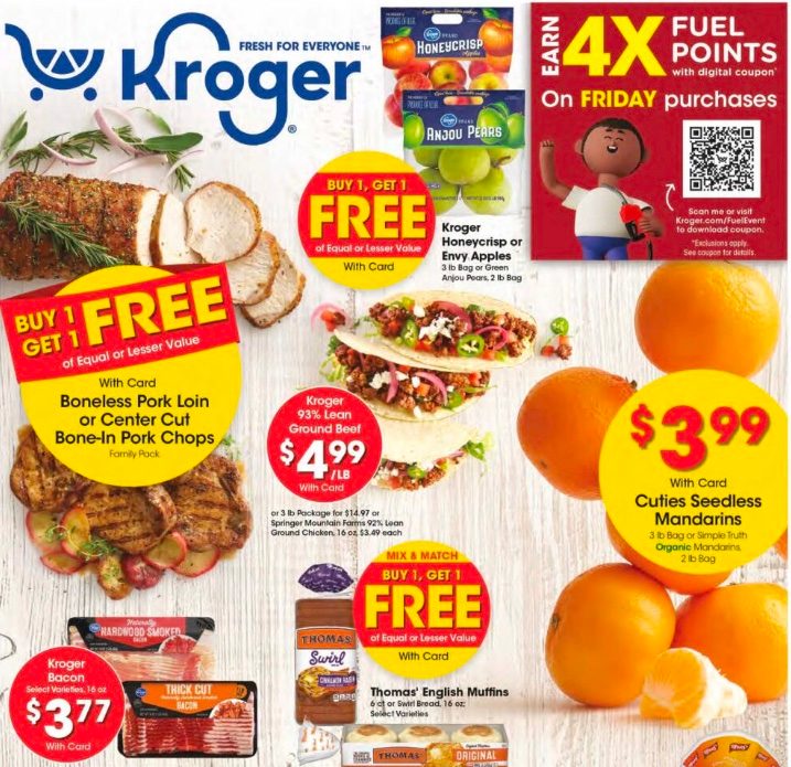 Kroger Weekly Ad Preview 3rd – 9th April 2024 Page 1