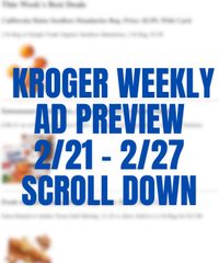 Kroger Weekly Ad Preview 21st – 27th February 2024 page 1 thumbnail