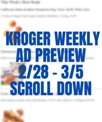 Kroger Weekly Ad Preview 2nd February – 3rd May 2024 page 1 thumbnail